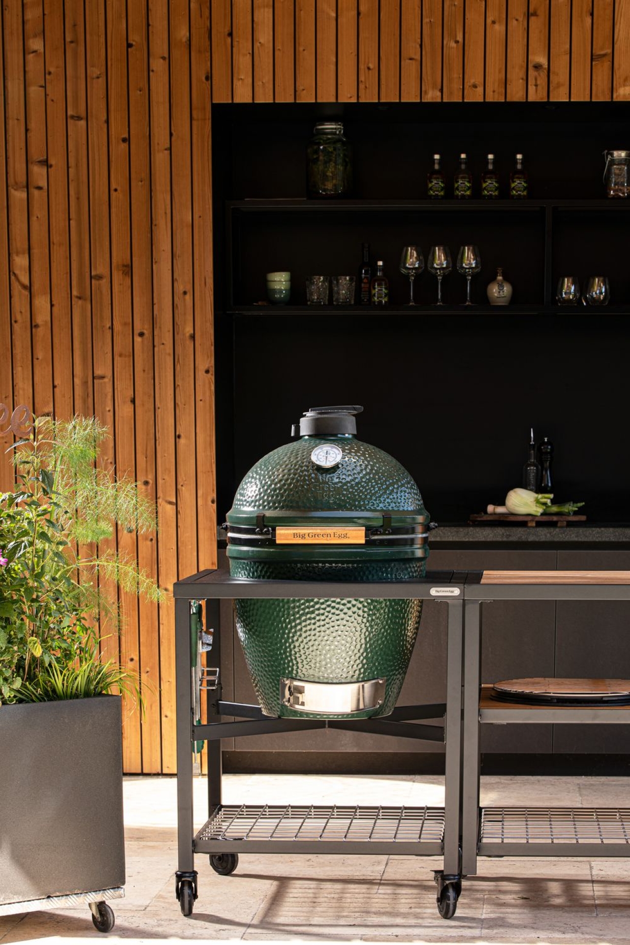 Preview: Big Green Egg Frame _ Erweiterungsmodul